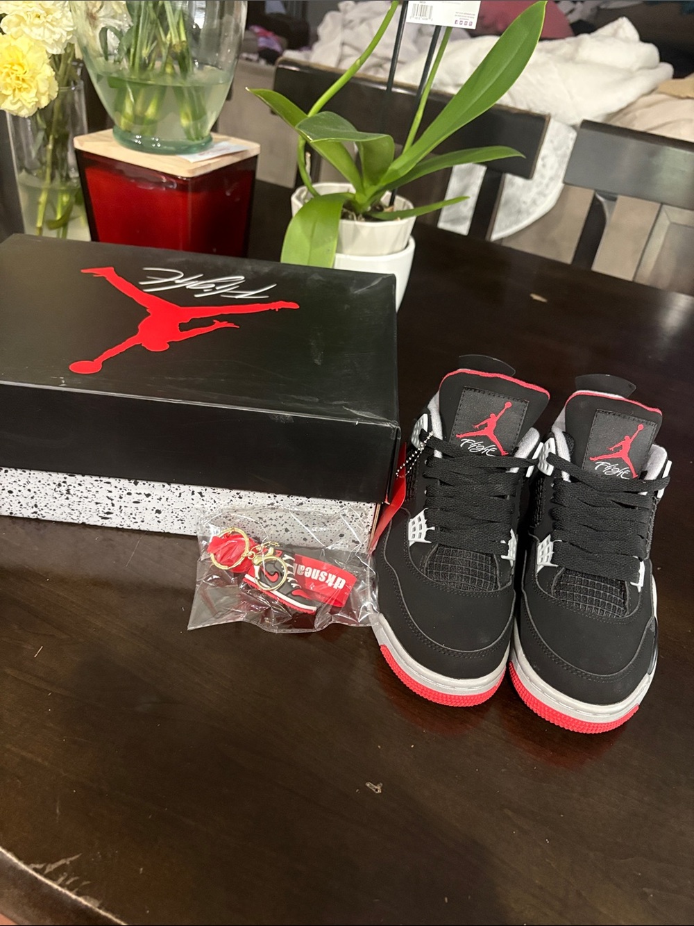 Jordan Black and Red Retro Basketball Shoes